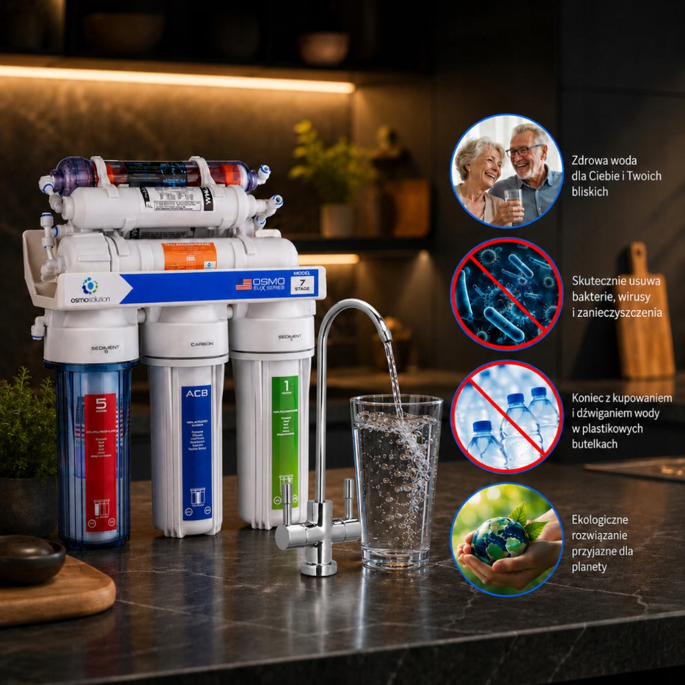 WATER FILTER RO7 REVERSE OSMOSIS IONIZER 75GPD Manufacturer code RO7 75 GPD