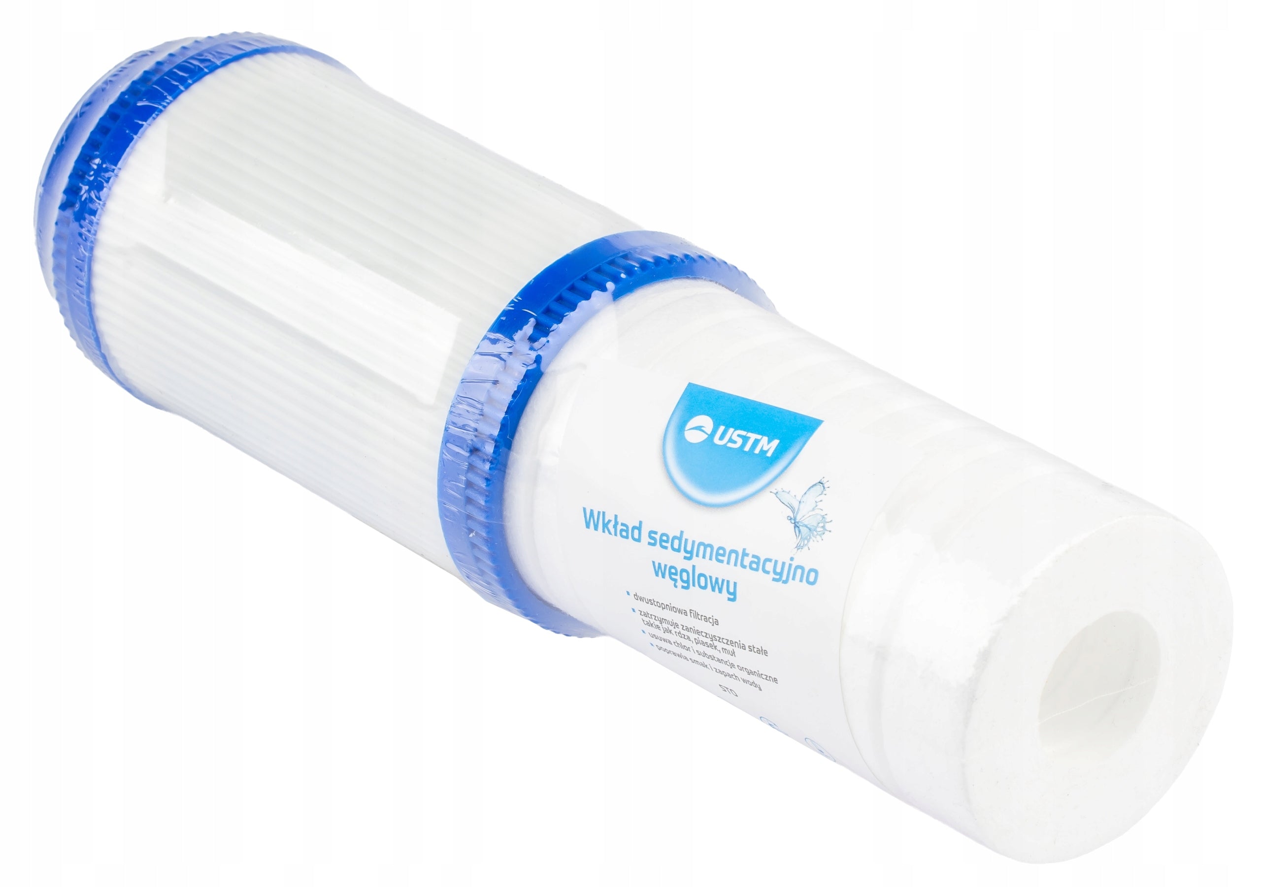 WATER FILTER TWO-STAGE SEDIMENTARY - CARBON CARTRIDGE ONE HUNDRED 10" USTM Brand UST-M