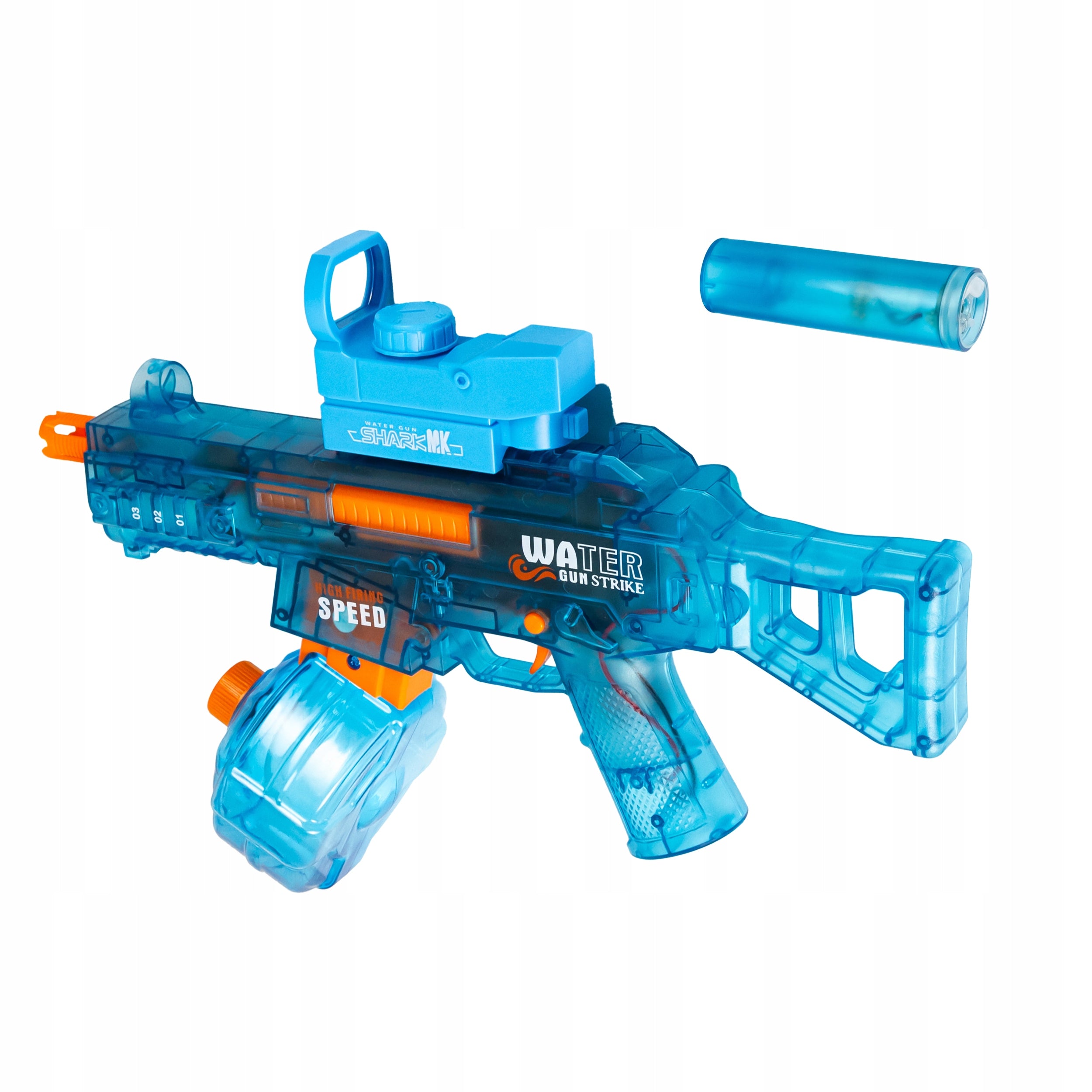 WATER GUN AUTOMATIC THROWER RIFLE FOR BATTERY LED EAN (GTIN) 5906708101320