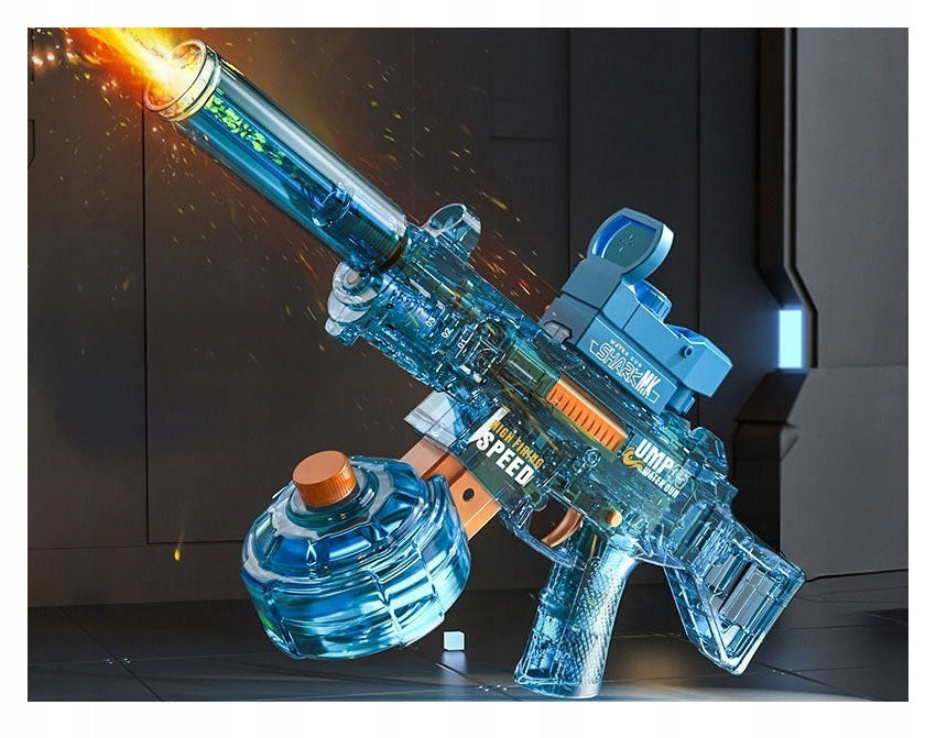 WATER GUN AUTOMATIC THROWER RIFLE FOR BATTERY LED Kid's age 3＋ years