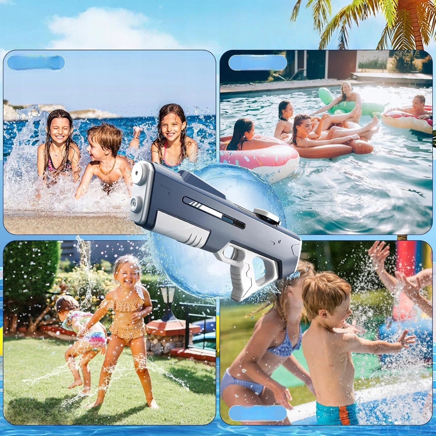 WATER GUN ELECTRIC RIFLE AUTOMATIC WATER GUN AKU Certificates and opinions CE