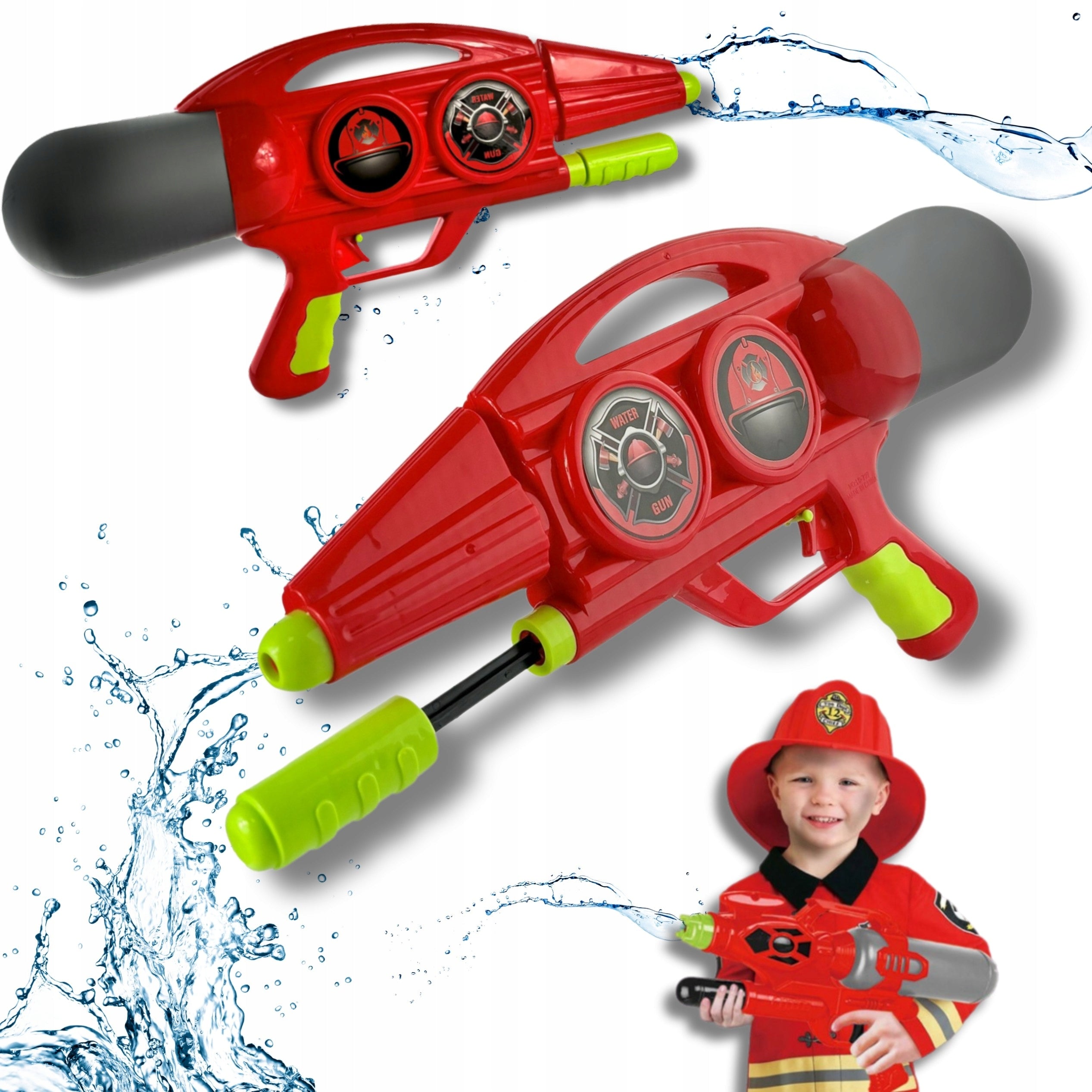 WATER GUN FIRE BRIGADE TOY POOL FIREFIGHTER GIFT ŚMIGUS DYNGUS