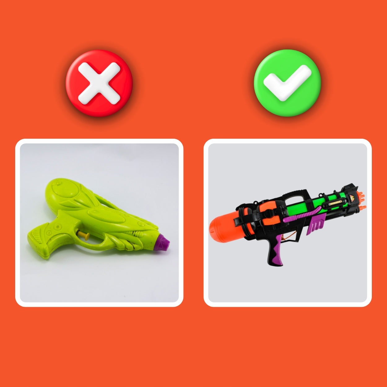 WATER GUN LARGE WATER CANNON RIFLE FOR CHILDREN RANGE 6M LARGE 60CM Kid's age 3＋ years