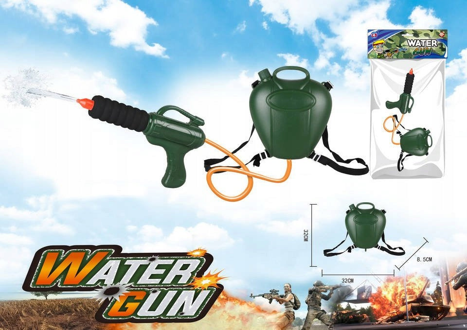 WATER GUN WITH LARGE TANK 2,3L PEE BACKPACK WATER GUN Manufacturer code 31726
