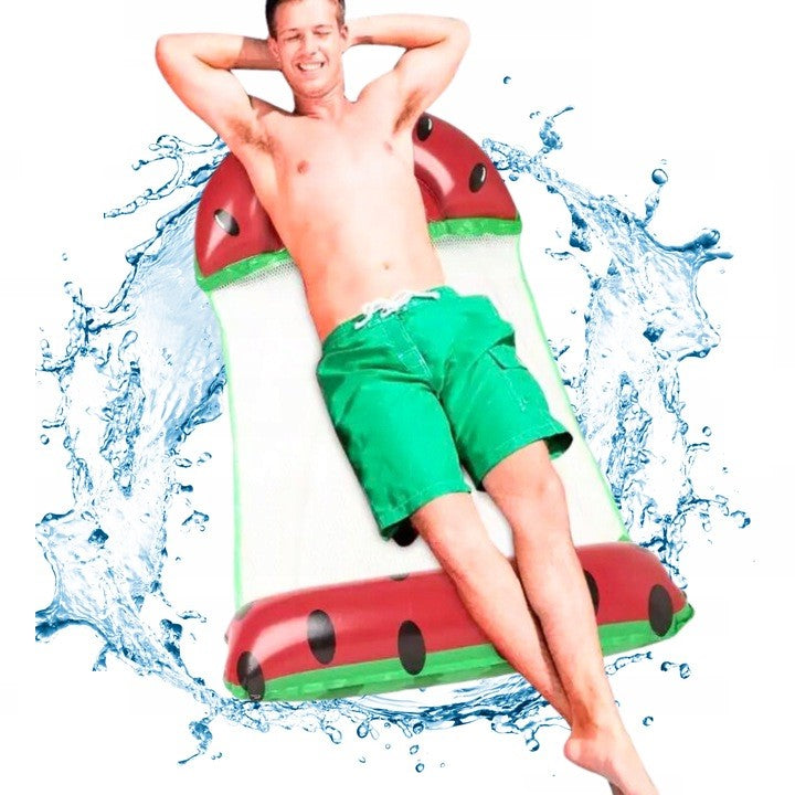WATER HAMMOCK INFLATABLE LOUNGER BEACH MATTRESS WATERMELON WITH NET FOR SWIMMING POOL Manufacturer code TG67353