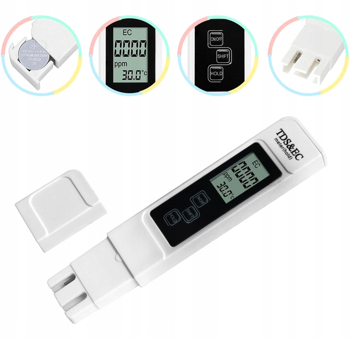 WATER HARDNESS TESTER METER FOR AQUARIUM TEMPERATURE OSMOSIS TDS EAN (GTIN) 5905799006767