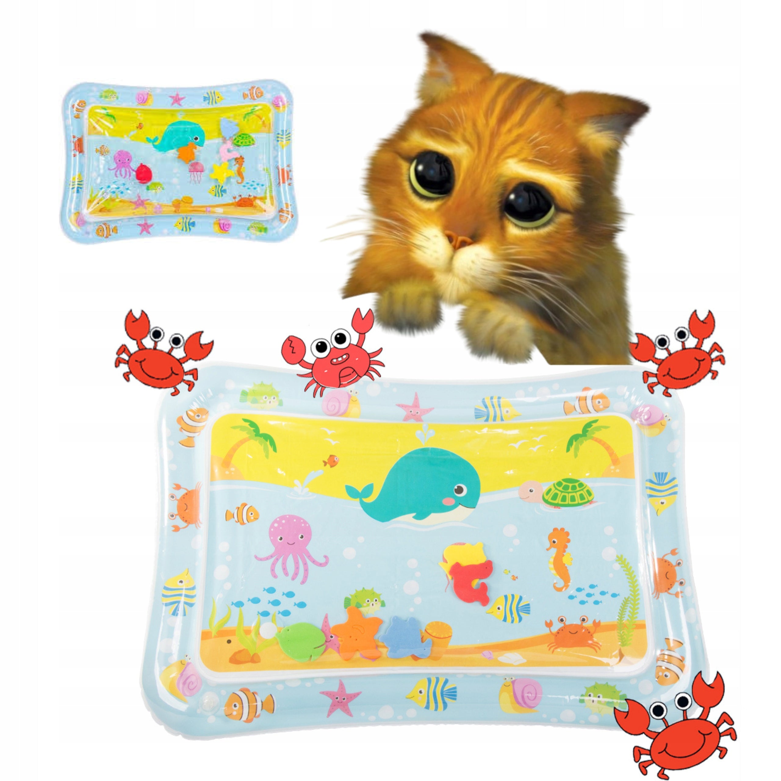 WATER MAT FOR CATS,DOGS SENSORY WATER MAT FOR PETS TO PLAY WITH