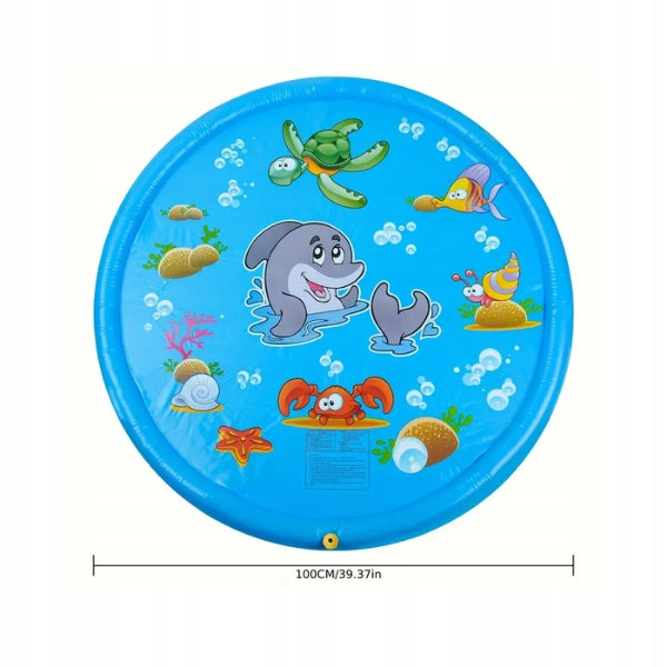 WATER MAT WATER CURTAIN SPRINKLING FOUNTAIN FOR CHILDREN 100 CM