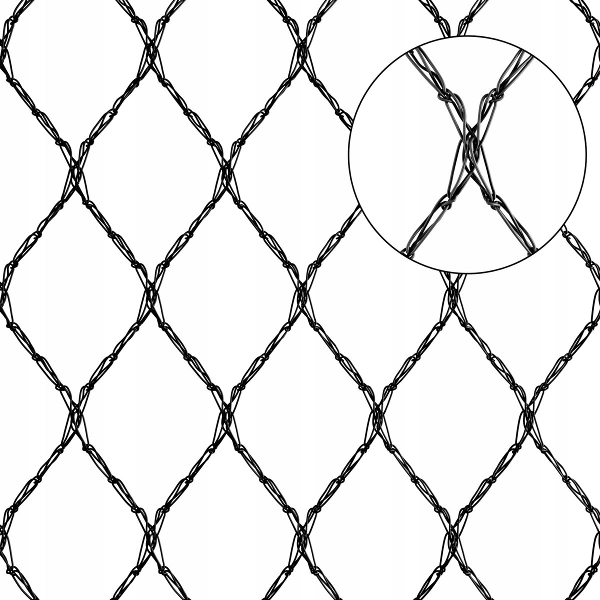 WATER MESH AGAINST LEAVES 15x15mm