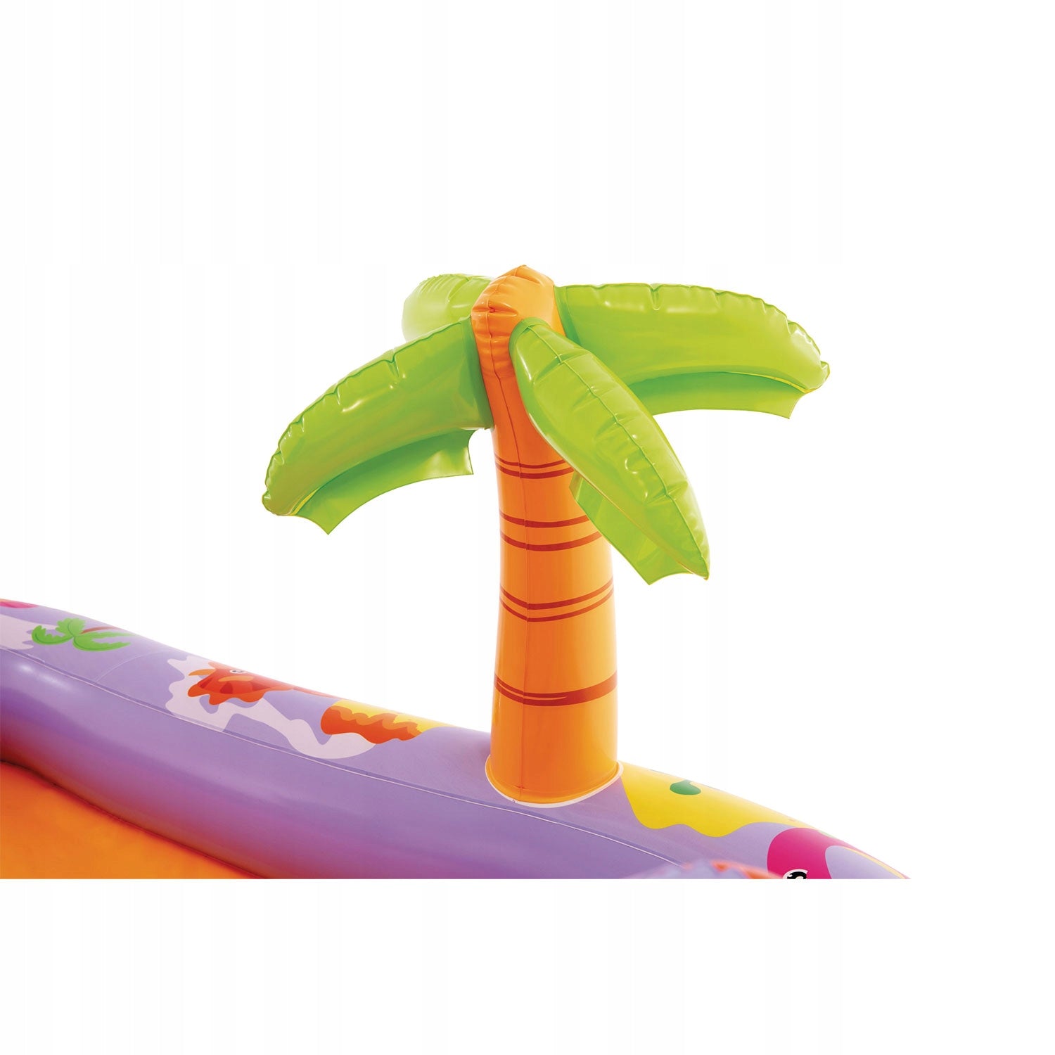 WATER PLAYGROUND FOR CHILDREN INFLATABLE POOL FOUNTAIN SLIDE + TOYS Volume 310 l
