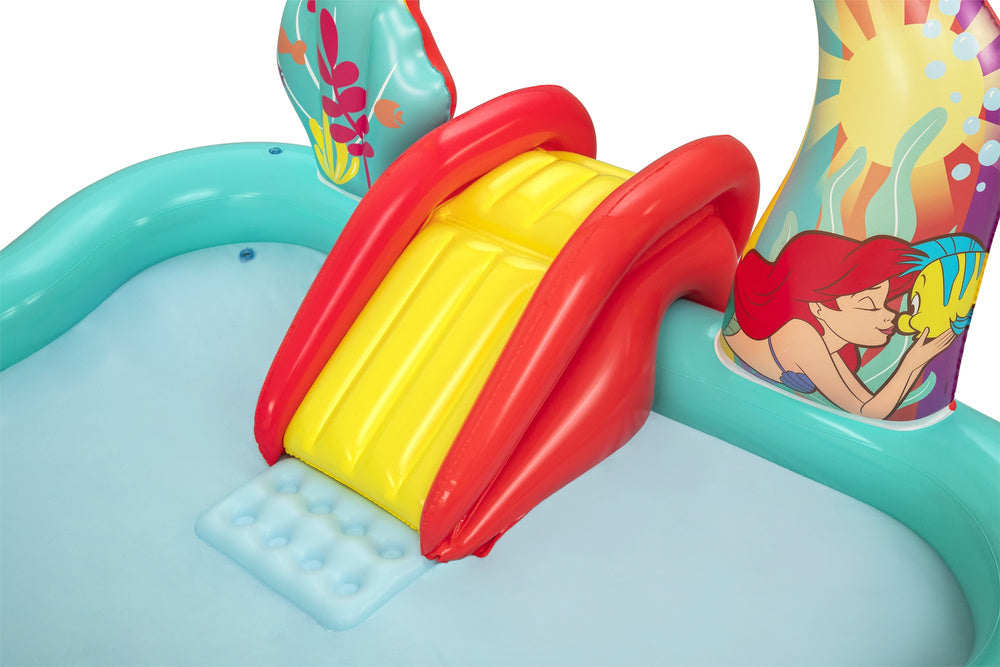 WATER PLAYGROUND FOR CHILDREN INFLATABLE POOL PRINCESS DISNEY + SLIDE Brand Bestway