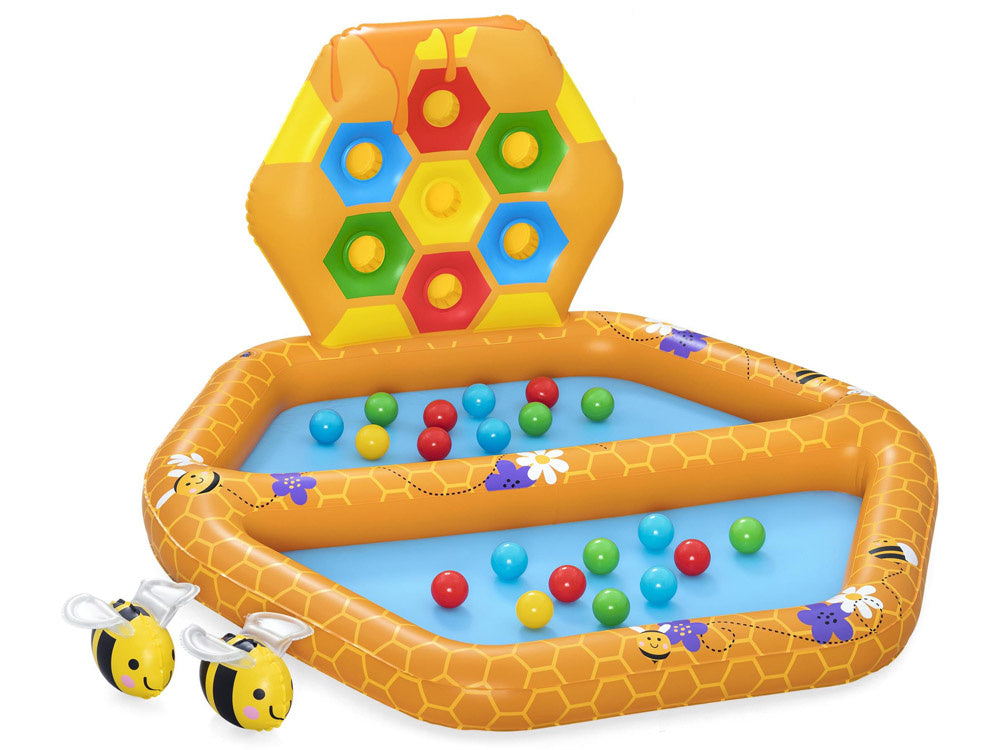 WATER PLAYGROUND FOR CHILDREN INFLATABLE POOL SHOWER TRAY SORTER + 20x BALLS EAN (GTIN) 5907274995405