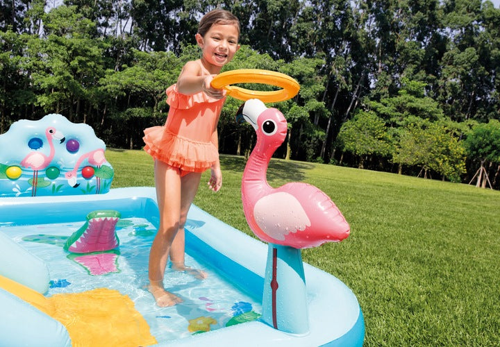 WATER PLAYGROUND FOR CHILDREN INTEX 57161 JUNGLE SLIDE INFLATABLE POOL Manufacturer code WODNY PLAC ZABAW DZIECI INTEX 57161 DŻUNGLA