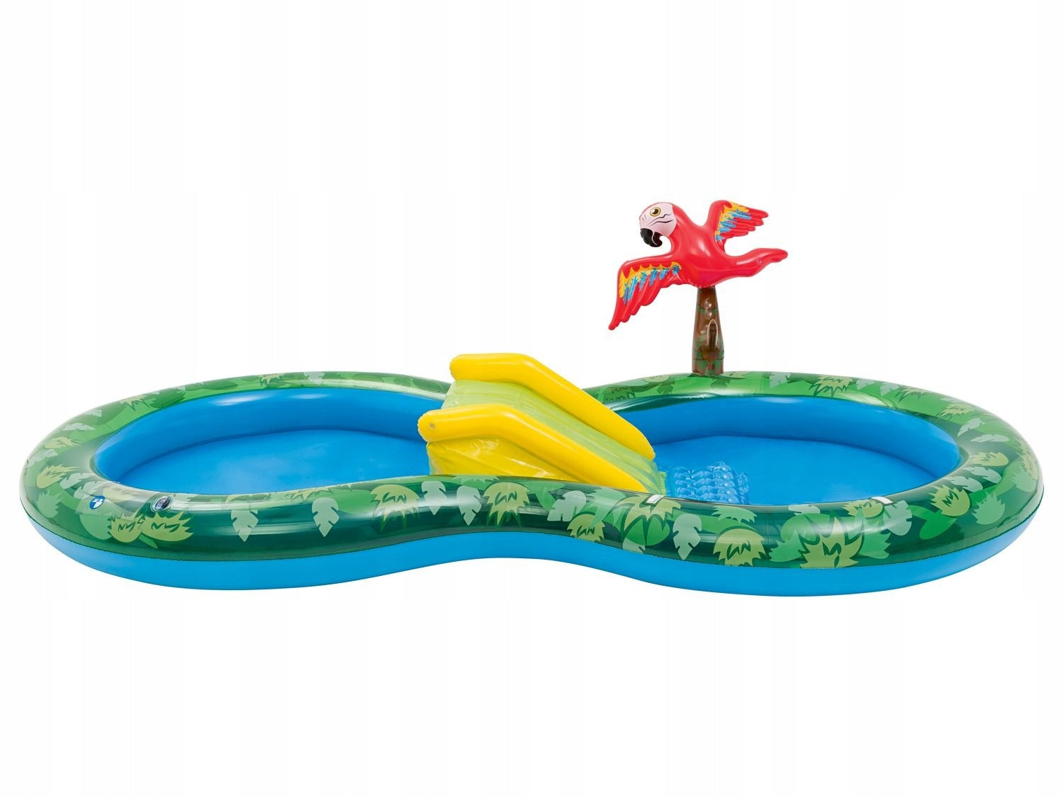 WATER PLAYGROUND INFLATABLE POOL FOR CHILDREN RICH SET 297 x 162 cm Series Dżungla