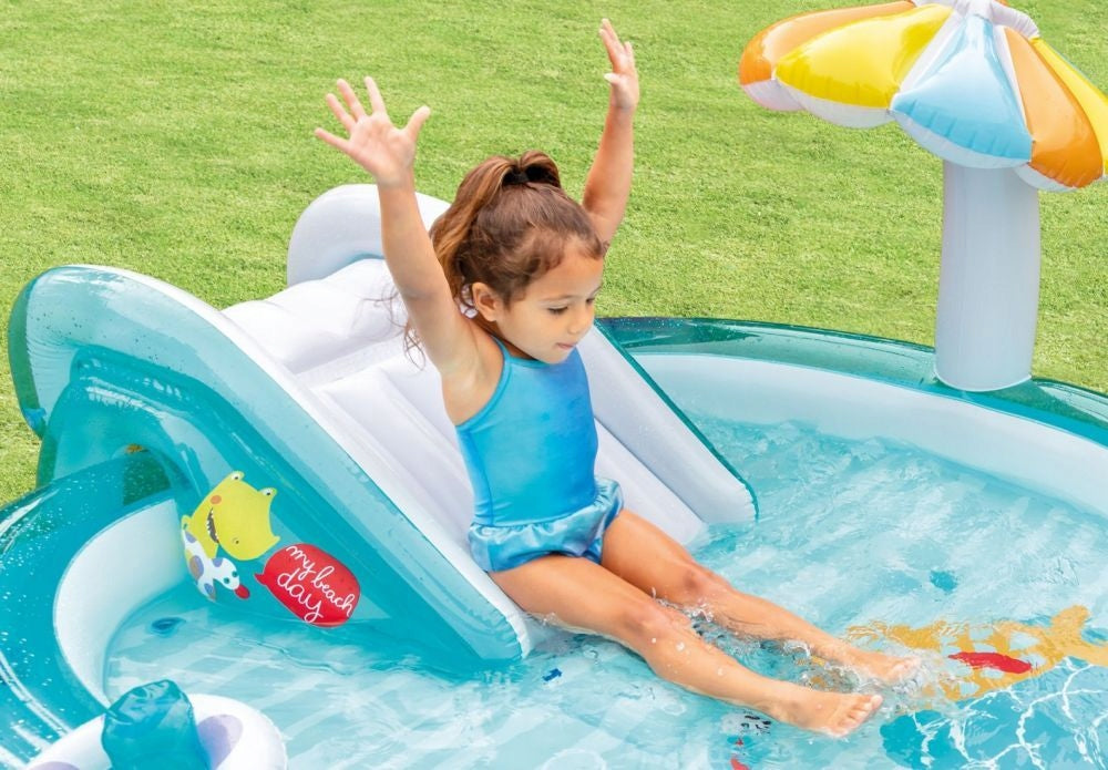 WATER PLAYGROUND INTEX 57165 SLIDE FOUNTAIN FOR CHILDREN INFLATABLE POOL Brand Intex