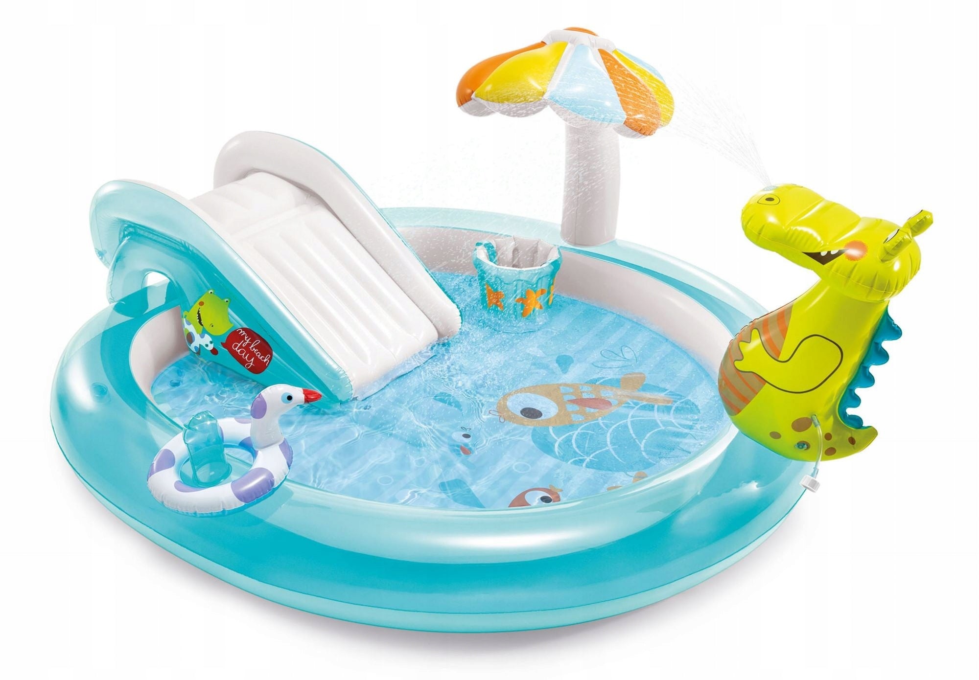 WATER PLAYGROUND INTEX 57165 SLIDE FOUNTAIN FOR CHILDREN INFLATABLE POOL Packaging status original