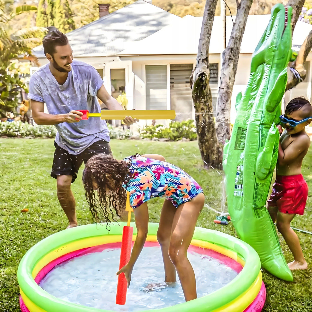  WATER PUMP POOL GUN LONG XXL WATER FOR POOL BEACH Color multicolor