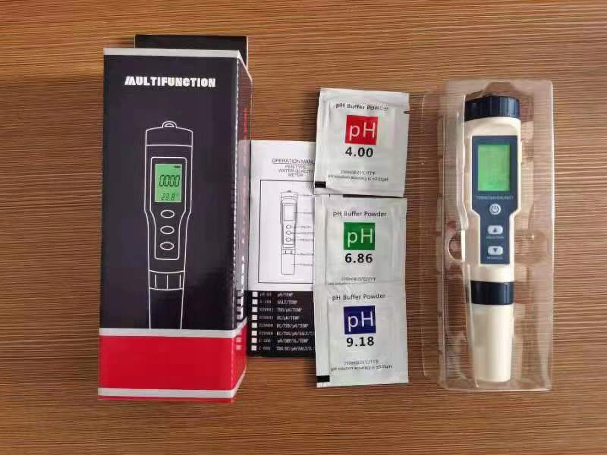 WATER QUALITY METER TDS EC TEMPERATURE OSMOSIS SENSITIVE TESTER 5in1 Model 6907149153243