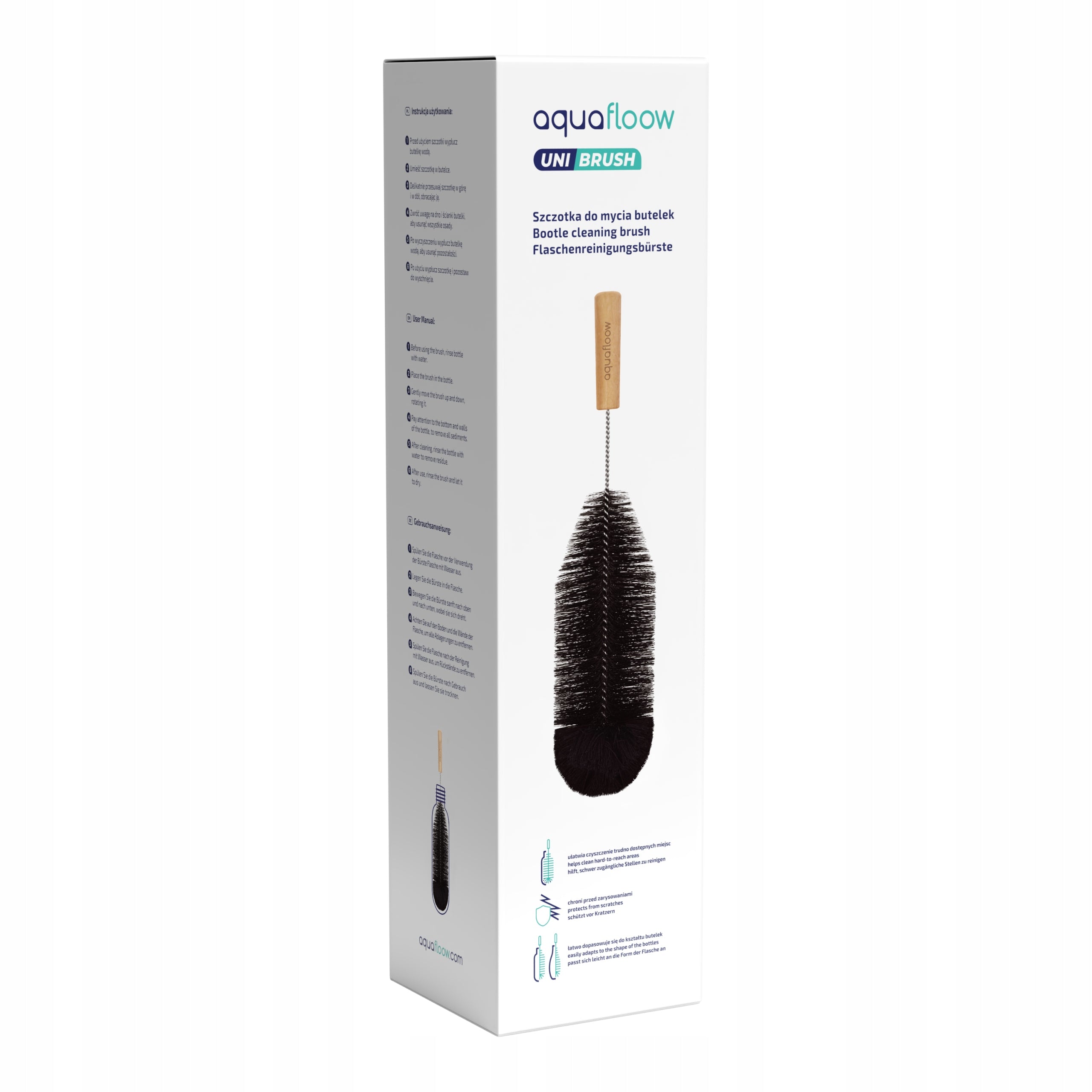 WATER SATURATOR BOTTLE CLEANING BRUSH WASHING MACHINE BLACK Packaging status original