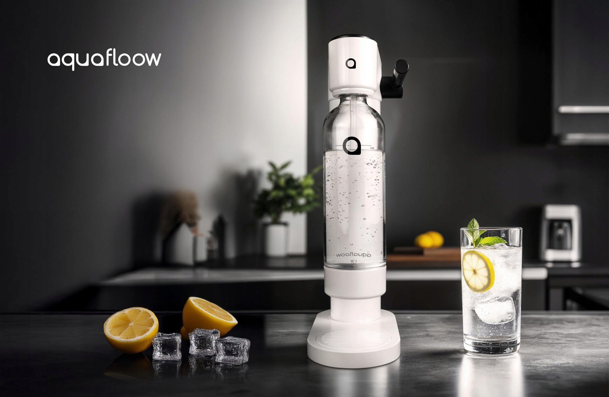 WATER SATURATOR CYLINDER CO2 BOTTLE WATER BOTTLE SYRUP SODASTREAM 7UP Packaging status original