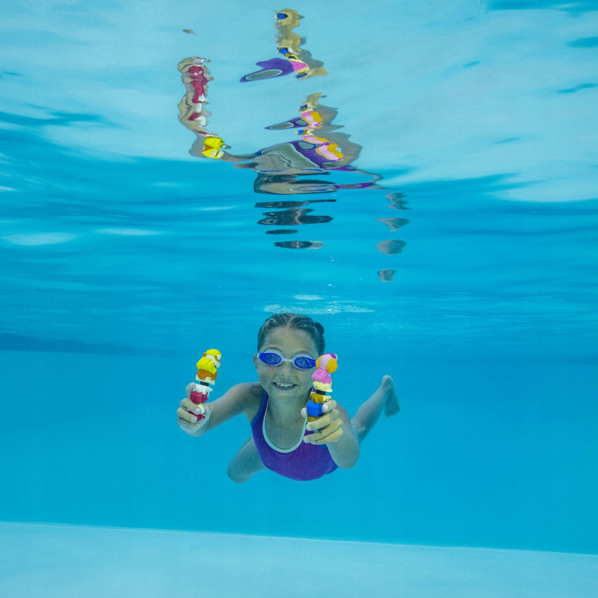 WATER SET FOR SWIMMING POOL LEARNING TO DIVE AND SWIM DOG PATROL+ORCA AND FISH Manufacturer code 5904204246026