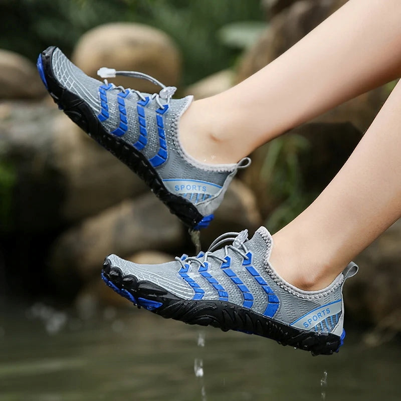 WATER SHOES + BEACH BAG SWIMMING SEA URCHINS CORAL REEF SPORTS GREY Packaging status original