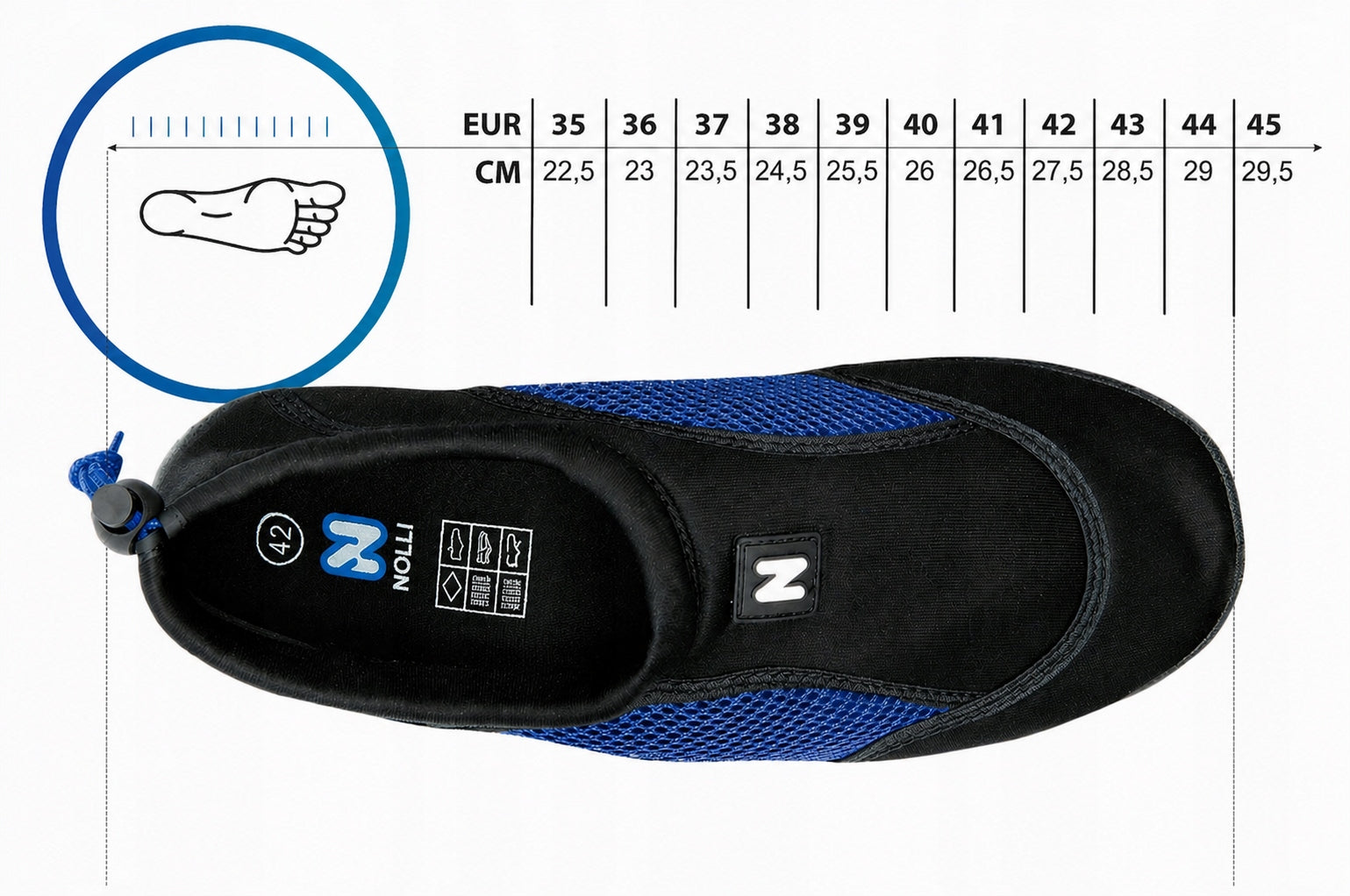 WATER SHOES NOLLI BEACH ECHINACEA SWIMMING BEACH CORALS 39 - 25,5 cm Manufacturer code 5906146751125