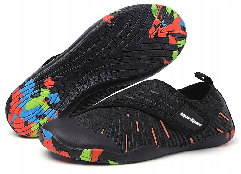 WATER SHOES SWIMMING ON STONES SEA URCHINS CORAL BEACH WOMEN'S 40 Brand AS Aqua-Sport