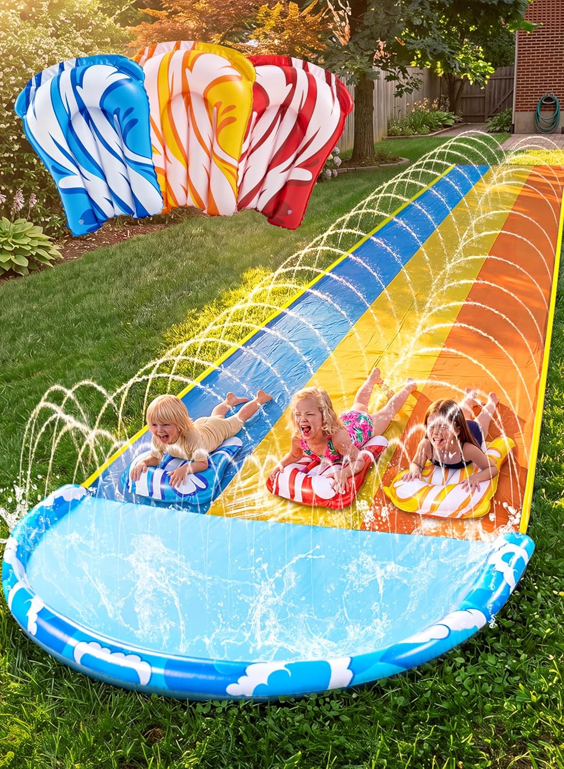 WATER SLIDE 6,9M WATER SLIDE LARGE SLIDE WITH BOARD END POOL Manufacturer code 40811