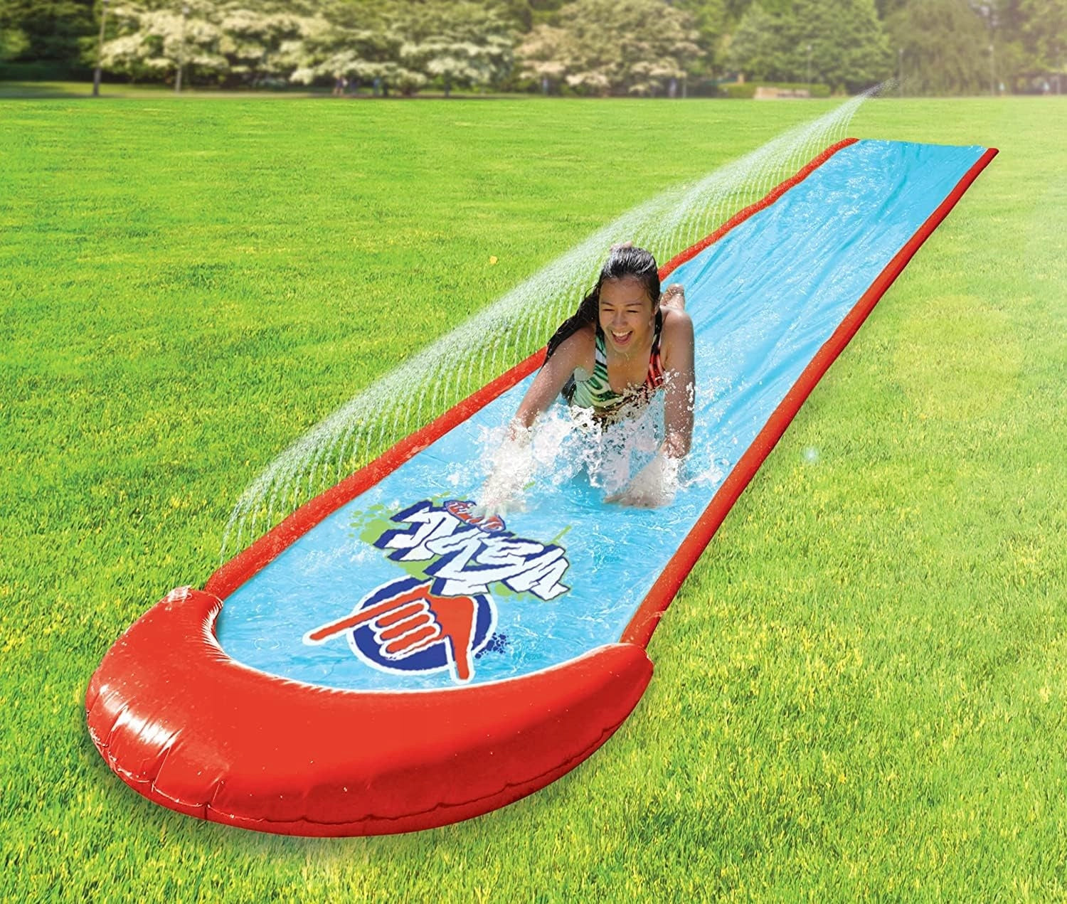 WATER SLIDE FOR CHILDREN MEGA LONG 7.5M WITH FINAL POOL EAN (GTIN) 0022775428926
