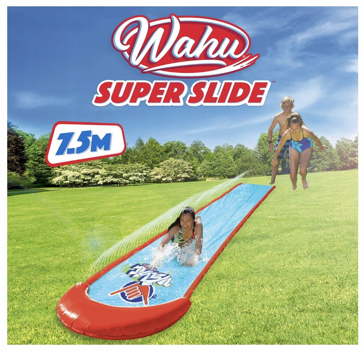 WATER SLIDE FOR CHILDREN MEGA LONG 7.5M WITH FINAL POOL Kind water slide