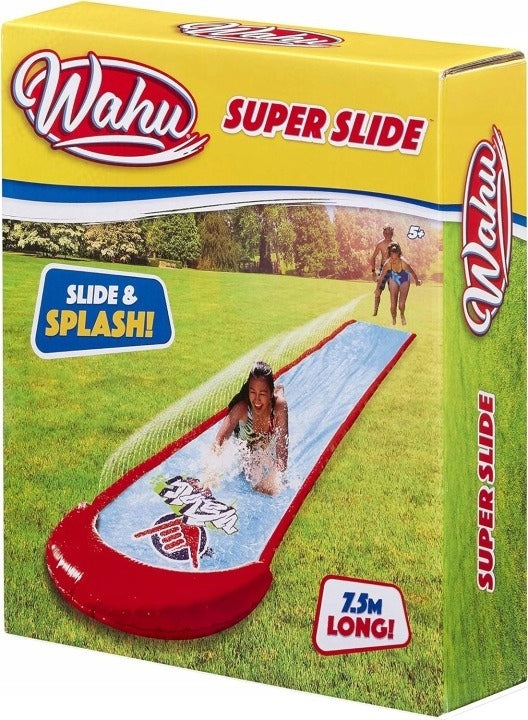 WATER SLIDE FOR CHILDREN MEGA LONG 7.5M WITH FINAL POOL Packaging status original