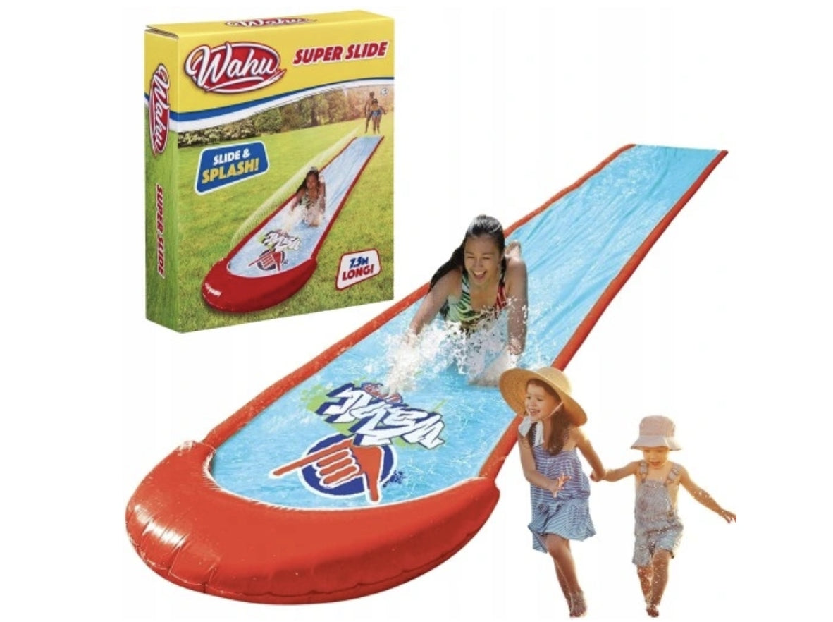 WATER SLIDE FOR CHILDREN MEGA LONG 7.5M WITH FINAL POOL