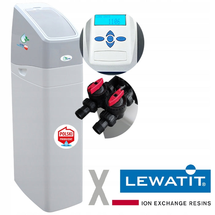 WATER SOFTENER 20 CLACK WS1CK, LEVATITE, DRY ZBIO, UP-FLOW, DLFR, MENU PL