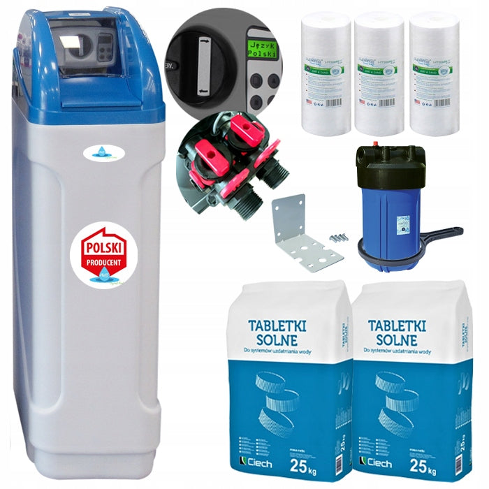 WATER SOFTENER 24L, IRON, MANGANESE, AMMONIA, WELL, MENU PL, FREEBIES!