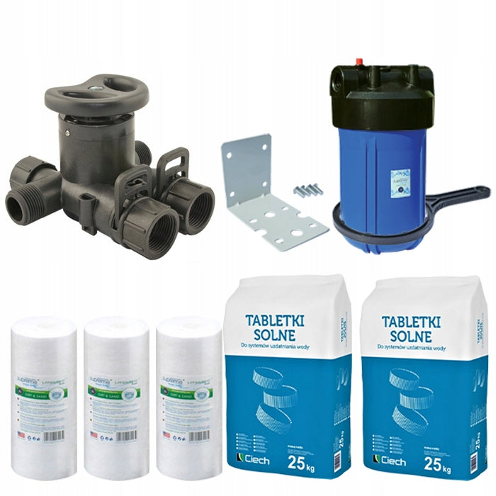 WATER SOFTENER 24L, IRON, MANGANESE, AMMONIA, WELL, SALT, BODY, CARTRIDGES. Manufacturer code PURE MULTI RX116_24_PM