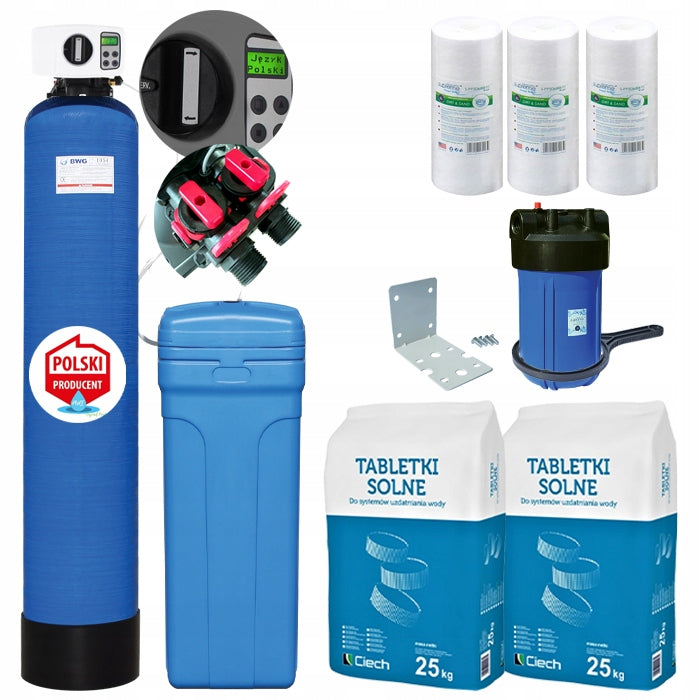 WATER SOFTENER 36L, IRON, MANGANESE, AMMONIA, WELL, MENU PL, FREEBIES!
