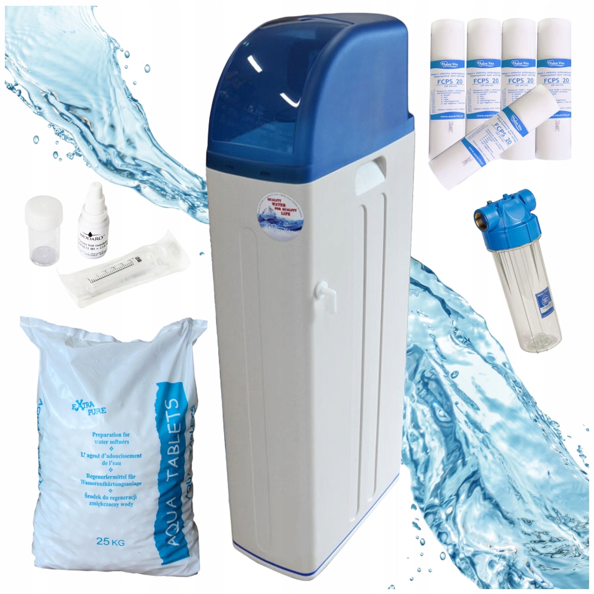 WATER SOFTENER Automatic RX 20 SLIM + FREEBIE Starter package