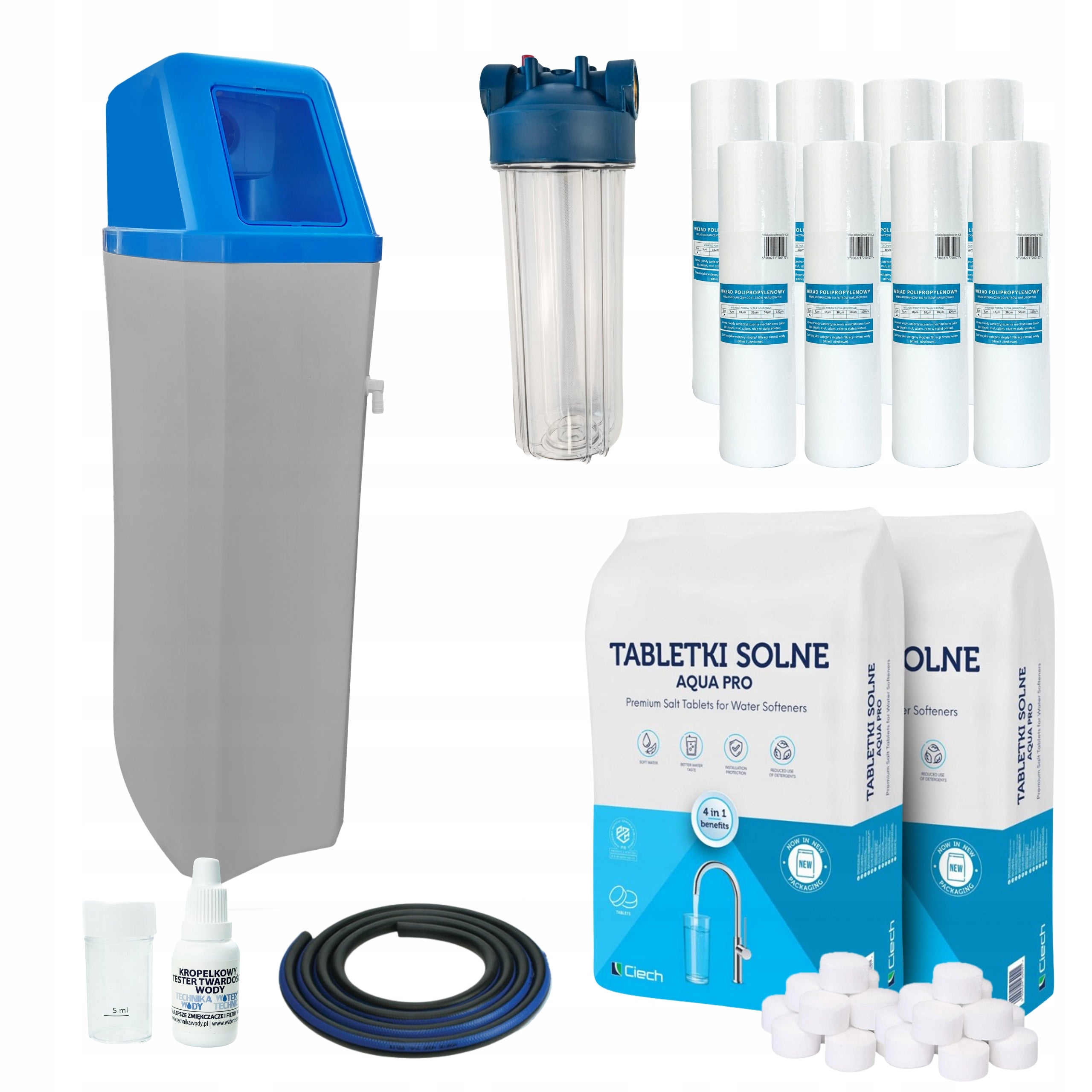 WATER SOFTENER STATION HYDRO SYSTEM 20 AUTOMAT + FREEBIES: FILTERS SALT TESTER