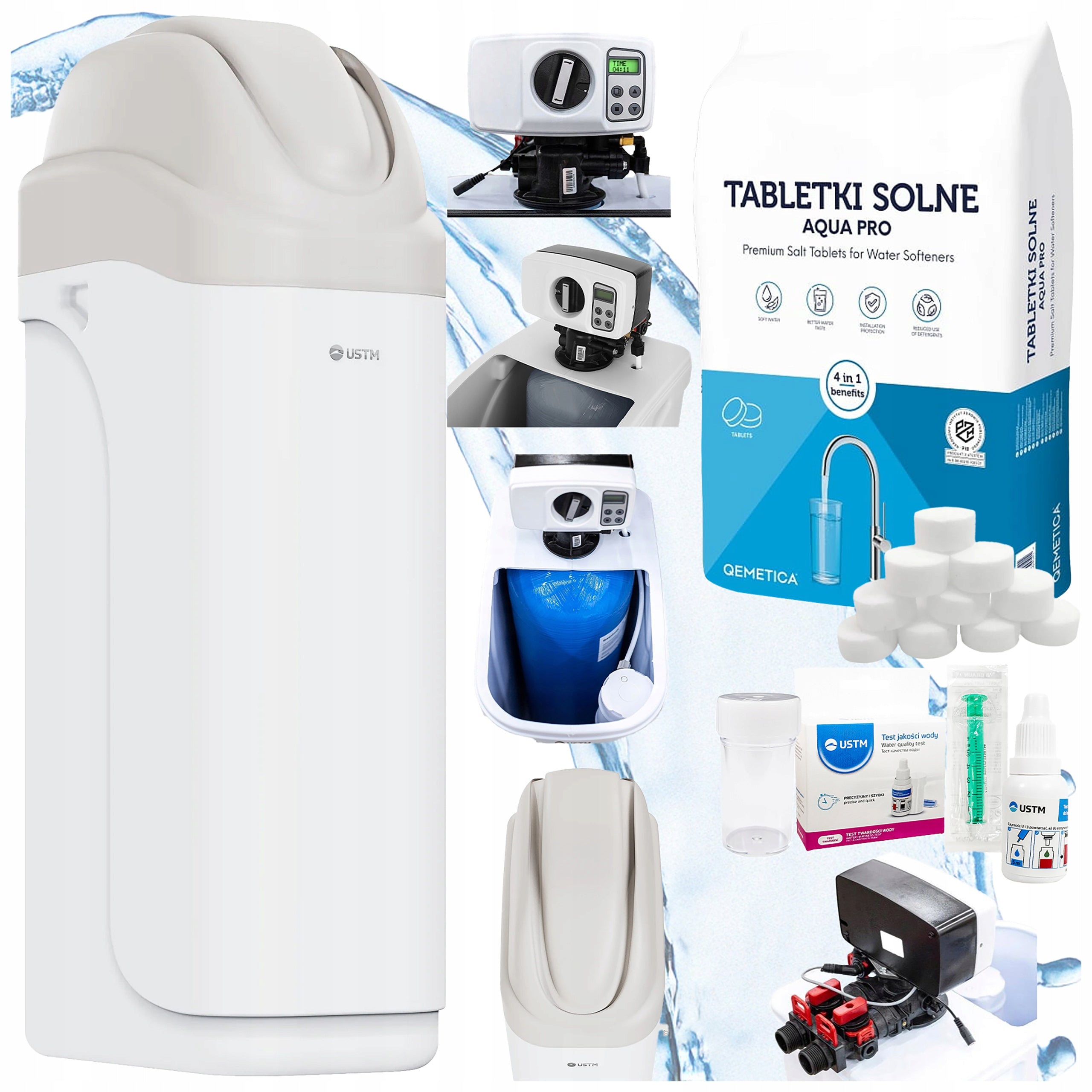 WATER SOFTENER TREATMENT STATION TREATMENT PLANT PRIMO 25L + SALT 25kg +TESTER