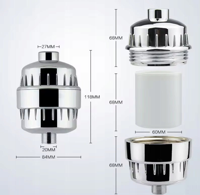 WATER SOFTENING FILTER FOR SHOWER FILTER MODEL LS-SF-C Manufacturer code LS-SF-C