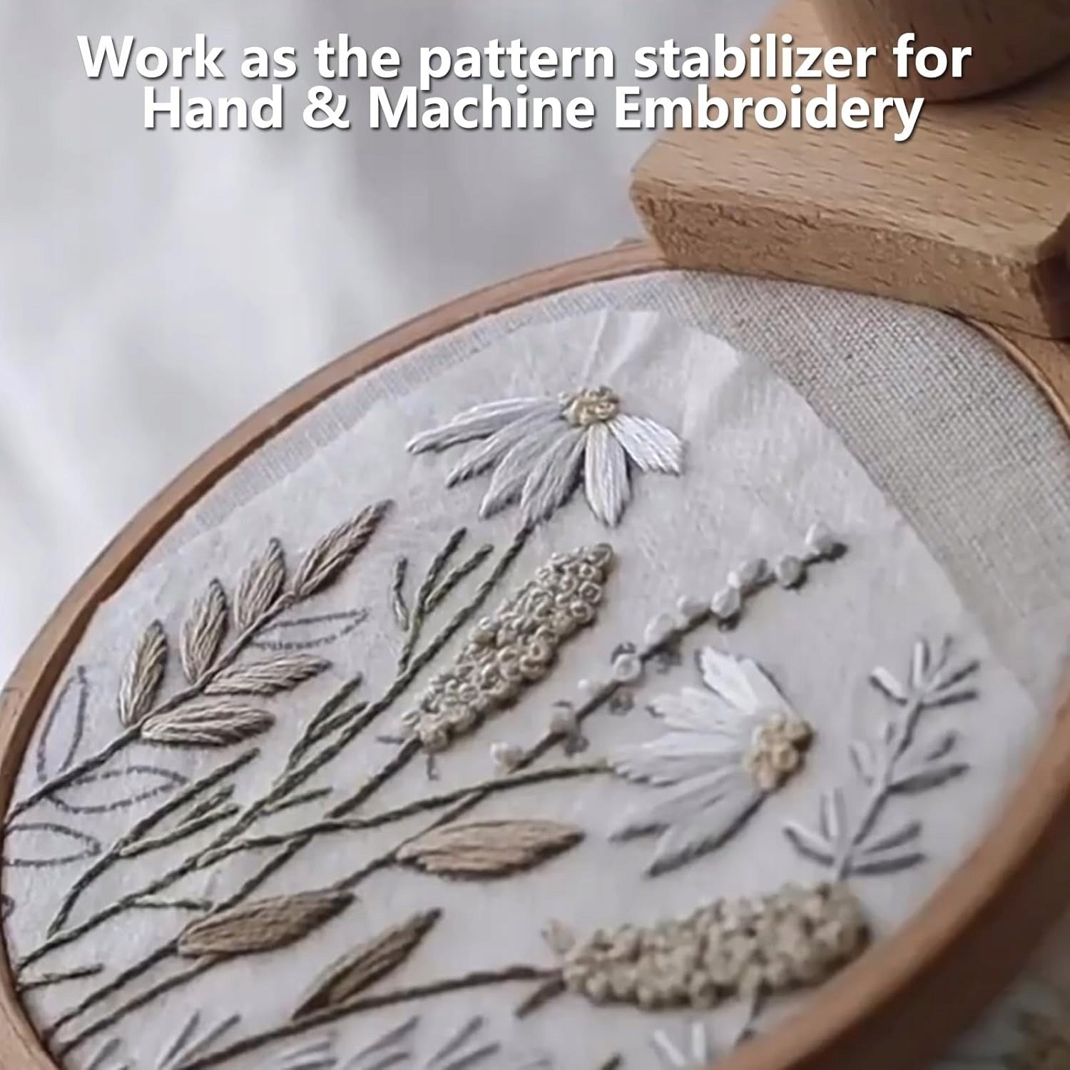 WATER SOLUBLE EMBROIDERY PAPER A4 STABILIZER FOR EMBROIDERY Packaging status original