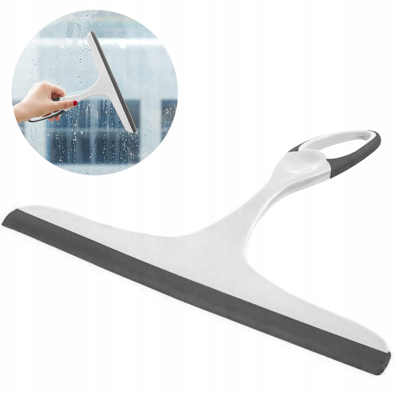 WATER SQUEEGEE FOR SHOWER WINDOW GLASS SILICONE