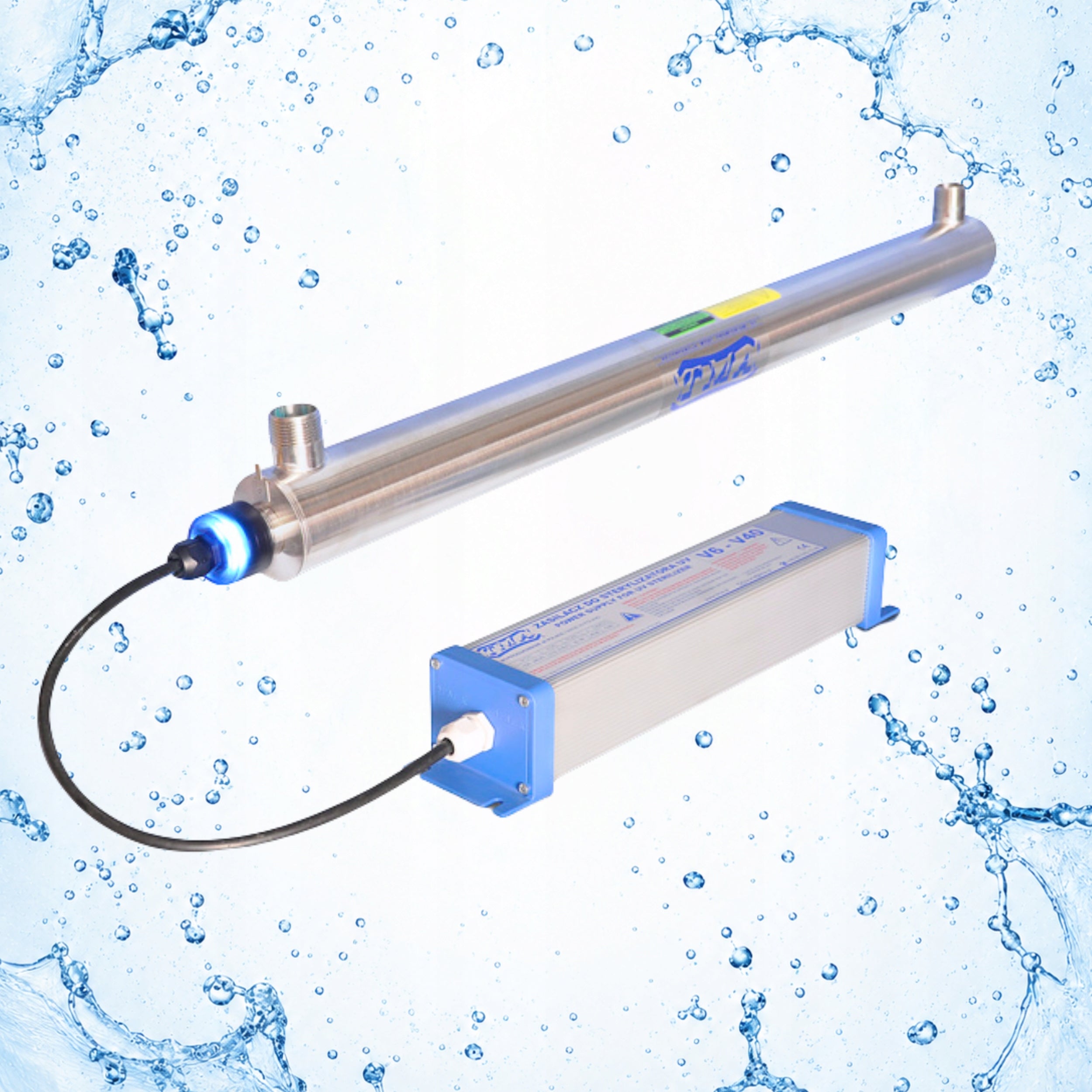 WATER STERILIZER UV LAMP SET FOR TREATMENT TMA D8 2,1m3/h (V25) Manufacturer code TMA D8