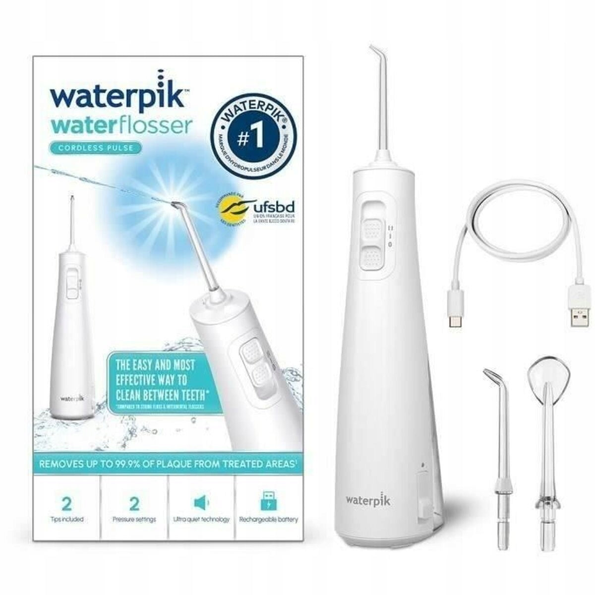WATERPIK WF-20 PULSE DENTAL IRRIGATOR WIRELESS WHITE Medical device no