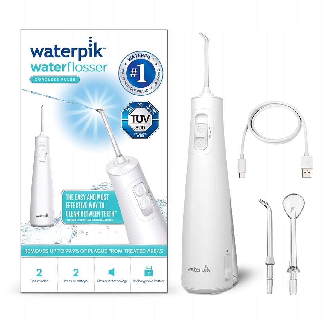 WATERPIK WF-20 PULSE DENTAL IRRIGATOR WIRELESS WHITE