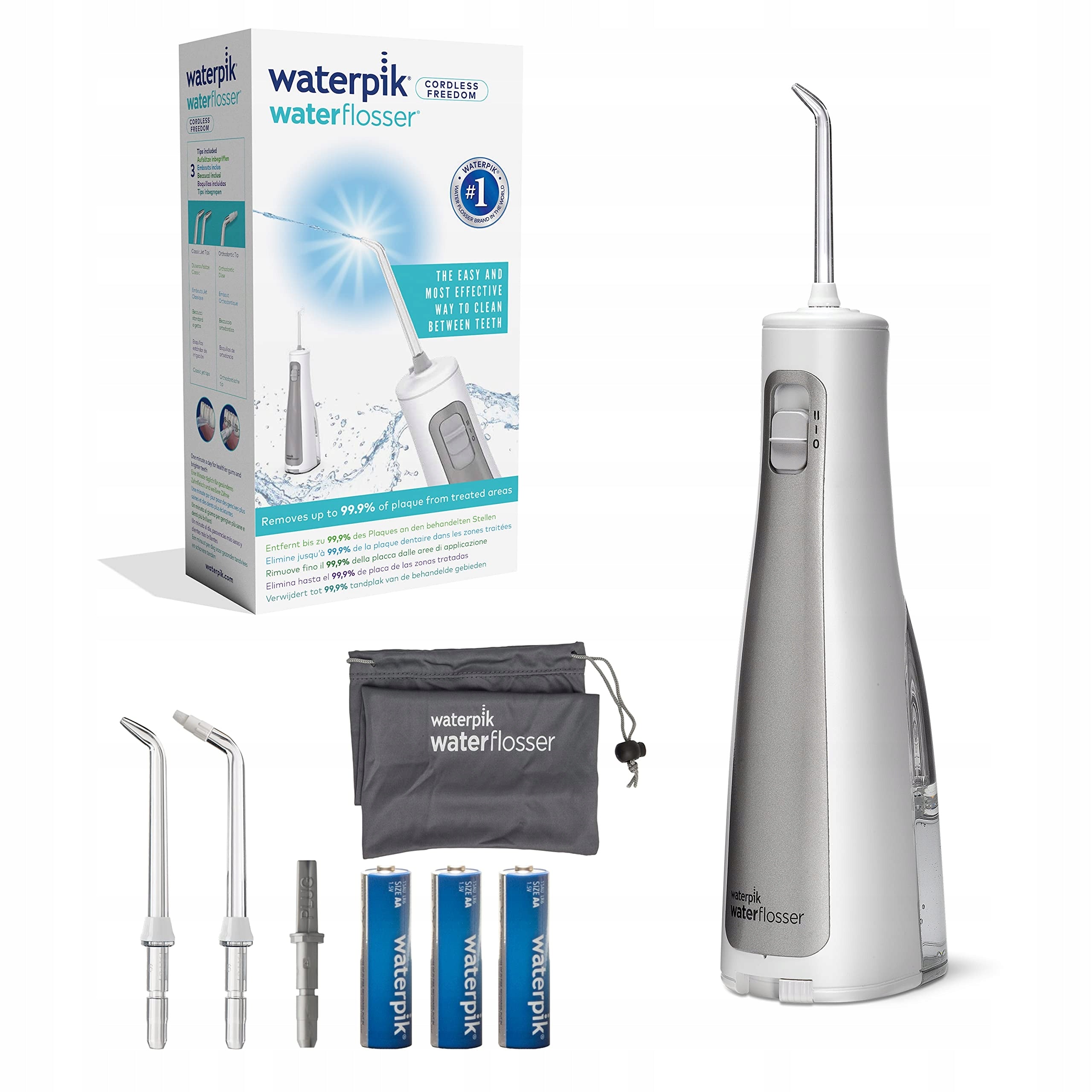 WATERPIK Wireless and Waterproof Tooth Irrigator Ideal for Travel