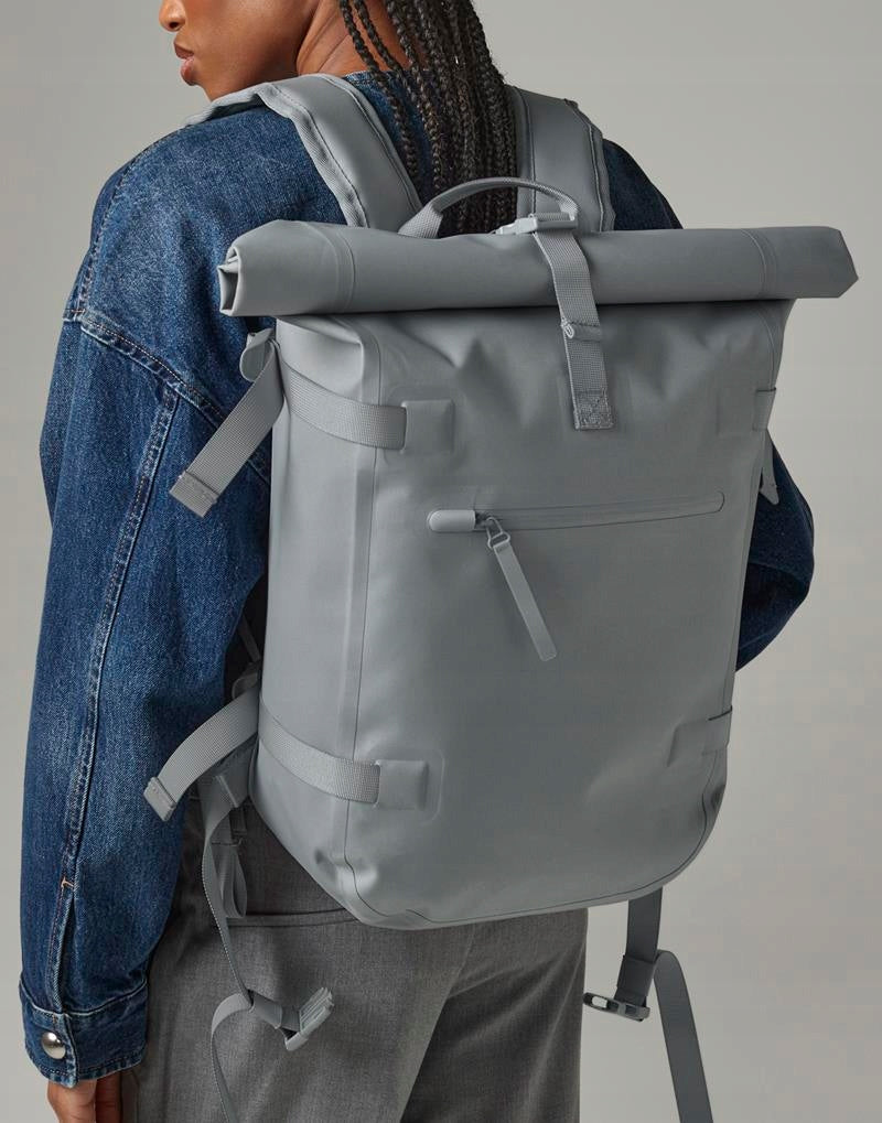 WATERPROOF BACKPACK WITH FASHIONABLE ROLL-UP TOP FLAP CITY LAPTOP Brand no brand