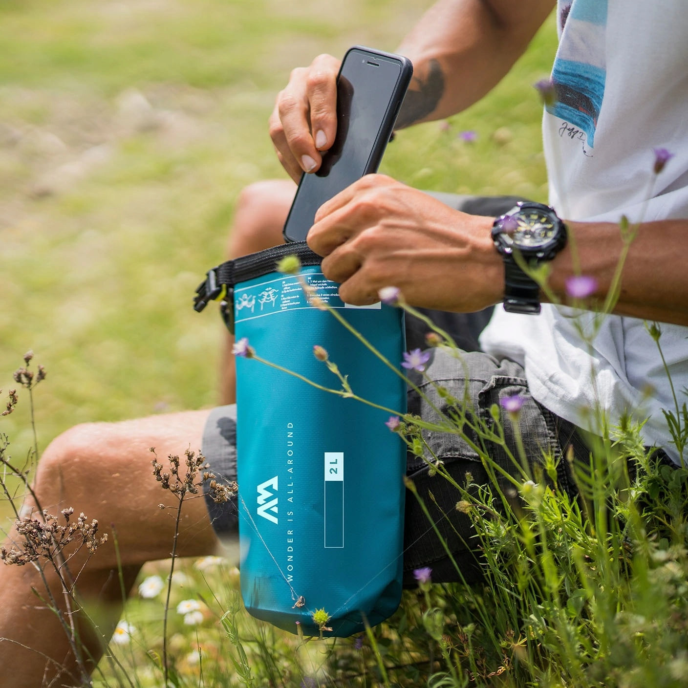 WATERPROOF BAG waterproof sup bag AQUA MARINA 2L Packaging status original