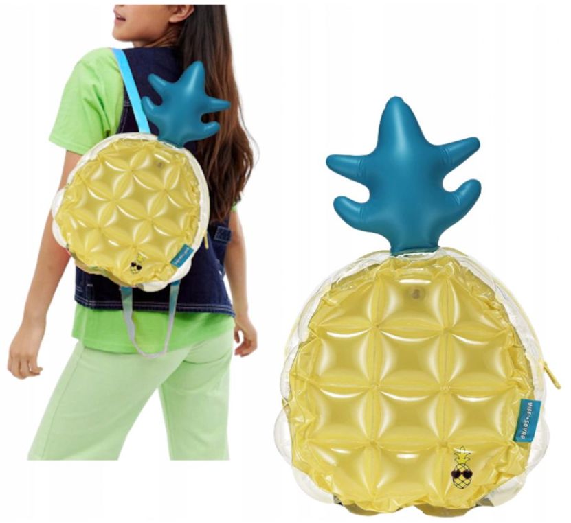 WATERPROOF BEACH INFLATABLE BACKPACK PINEAPPLE ORGANIZER BAG FOR KIDS